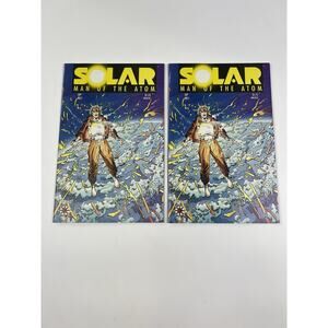 SOLAR MAN of the ATOM # 1 VALIANT COMICS September 1991 FIRST PRINTING Lot Of 2